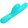 Pretty Love - Perlita Vibrateur Multifonction 3 En 1 Point G Vert Aqua